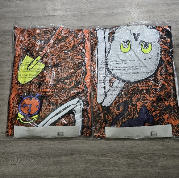 Lot of 2 Vintage 3D Halloween graveyard inflatable scenes - Picture 10 of 11